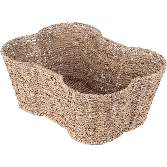OtterPets Bone-Shaped Dog Toy Basket and Organizer