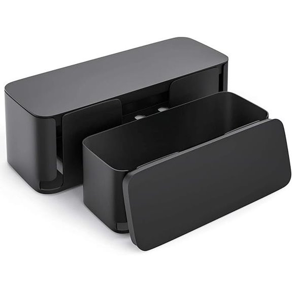 YECAYE 2-Pack Cable Management Box for Home & Office