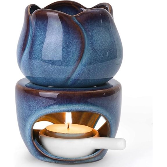 ComSaf Ceramic Oil Burner with Sculptural Design