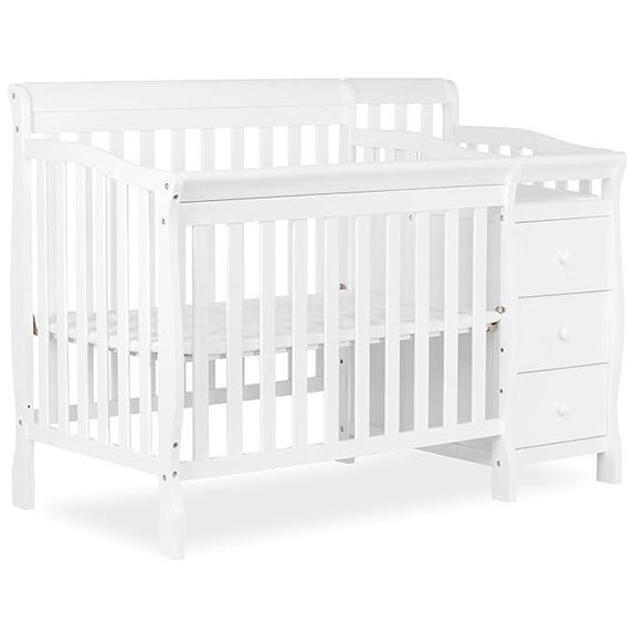 Dream On Me Jayden 4-in-1 Convertible Crib & Changer