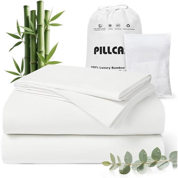 Bamboo Tencel King Size Cooling Bed Sheets