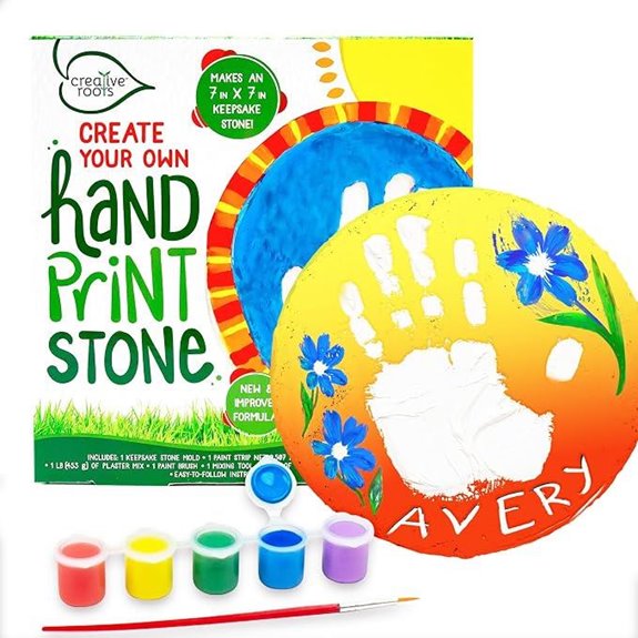 Creative Roots Create Your Own Handprint Stone by Horizon Group USA