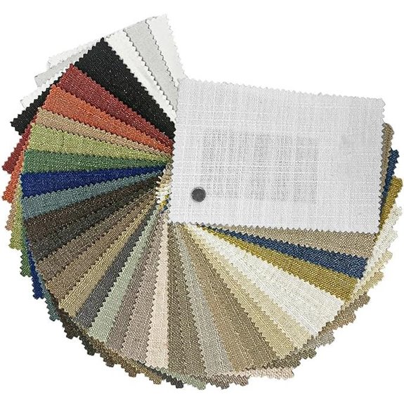 Fcosie Custom Curtain Fabric Swatches - 38 Colors