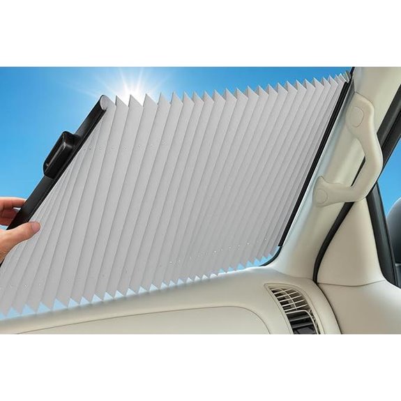 Dash Designs 25 Retractable Windshield Sunshade