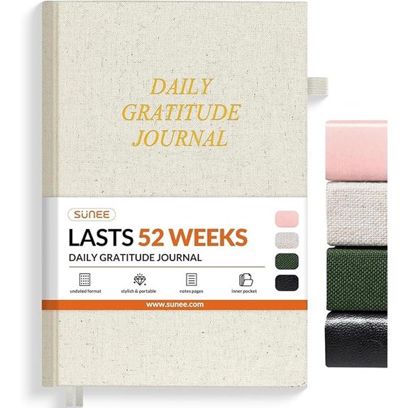 SUNEE Daily Gratitude Journal for Reflection and Mindfulness