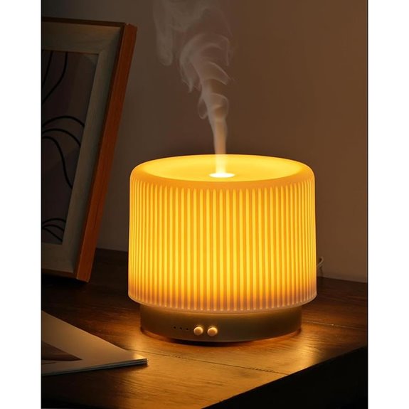 Essential Oil Diffuser with Night Light and Humidifier