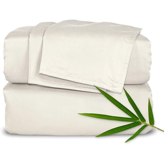 Pure Bamboo King Sheets with Double Stitching