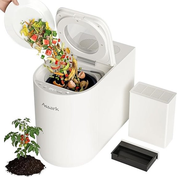 Smart 6L Electric Kitchen Compost Bin with Filter
