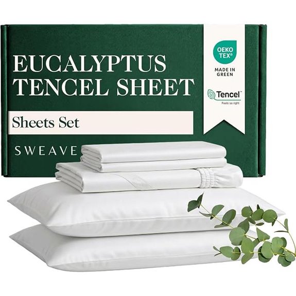Eucalyptus Tencel Sheets 4-Piece King Bedding Set