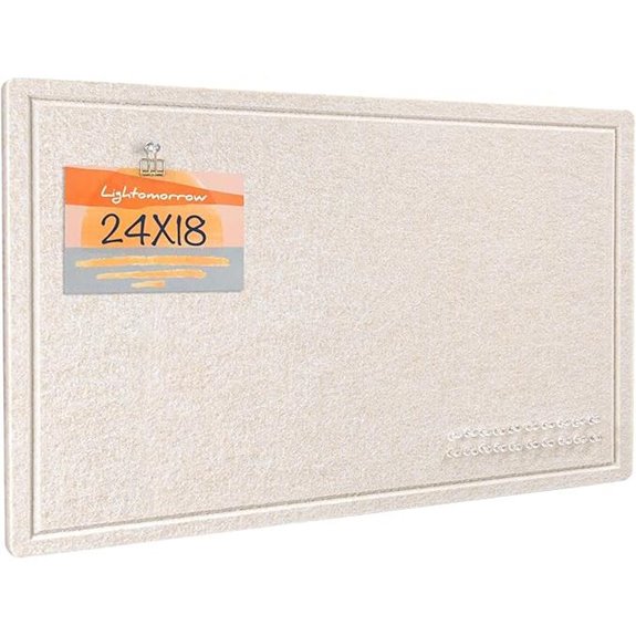 Lightomorrow Felt Pin Board with 20 Pushpins