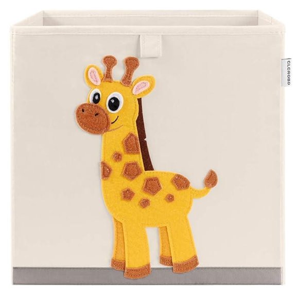 Foldable Animal Cube Storage Bin for Kids