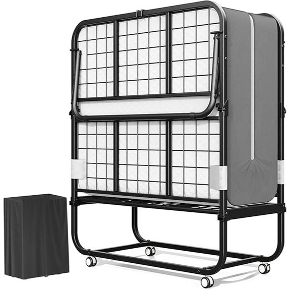 Greenvelly Folding Bed with Memory Mattress