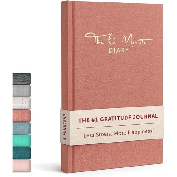 UrBestSelf 6-Minute Gratitude Journal with Prompts