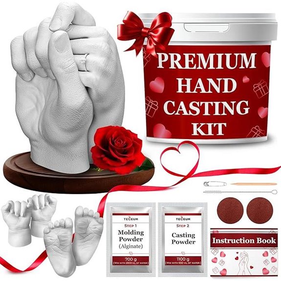 TECEUM Hand Casting Kit for Couples & Families