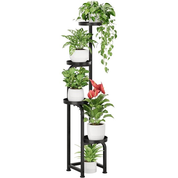 Bamworld 4-Tier Heavy Duty Indoor/Outdoor Plant Stand