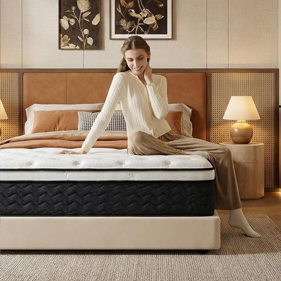 Queen Hybrid Mattress with Pocket Springs and Memory Foam