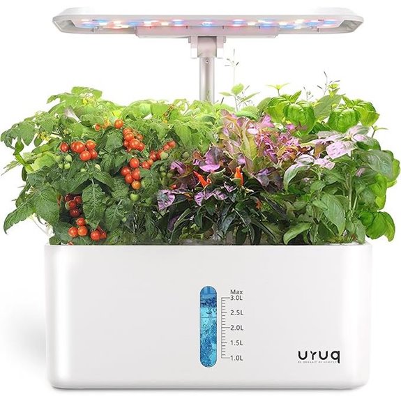 Indoor Hydroponic Herb Garden with LED Grow Light