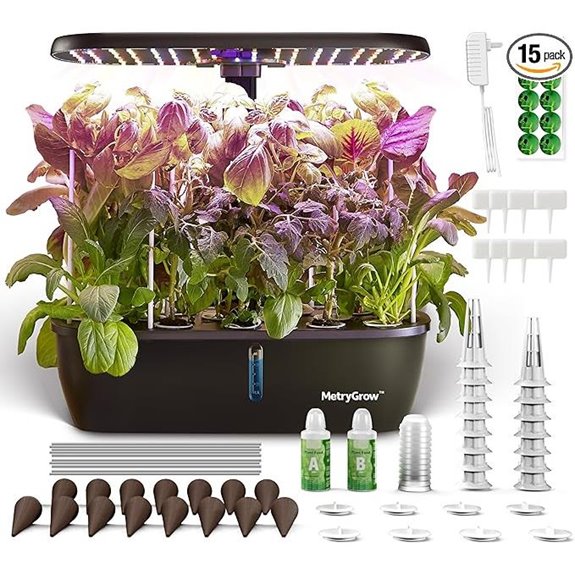 MG-15 Hydroponic Indoor Garden Kit with LED Light
