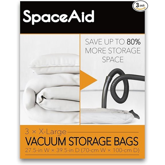 SpaceAid Jumbo Compression Storage Bags (3-Pack)
