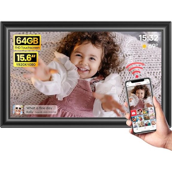 15.6 WiFi Digital Photo Frame with Touch Screen