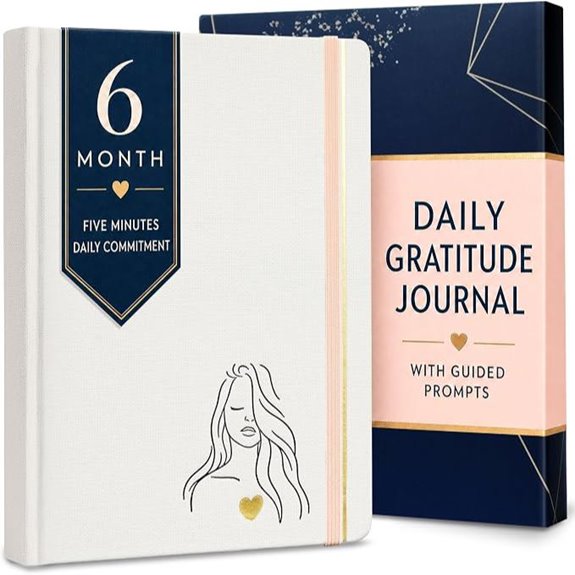 Premium Gratitude Journal for Women (6 Months)