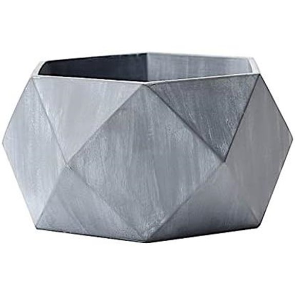 Gray Concrete Mini Flower Pot for Weddings
