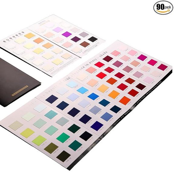 NOCHKA Mulberry Silk Swatch Book – 100 Colors