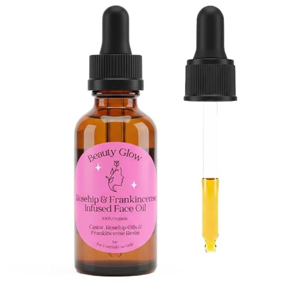 Frankincense Castor & Rosehip Facial Moisturizer Serum