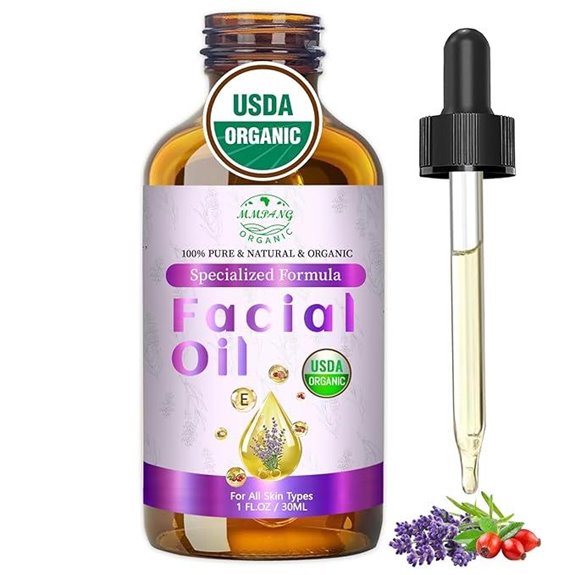 Organic Face Oil with Rosehip & Vitamin E