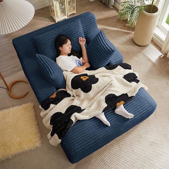 KEIKI 66 Oversized Indoor Chaise Lounge Chair