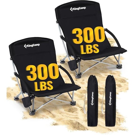 KingCamp Oversized Portable Beach & Camping Chair
