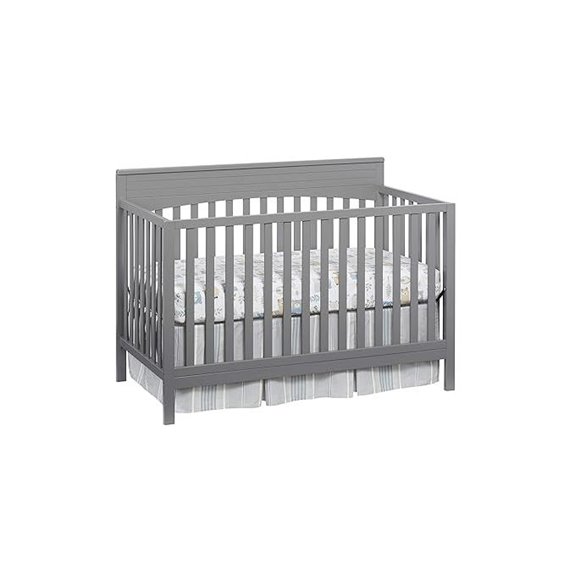 Oxford Baby Harper Convertible Crib Dove Gray