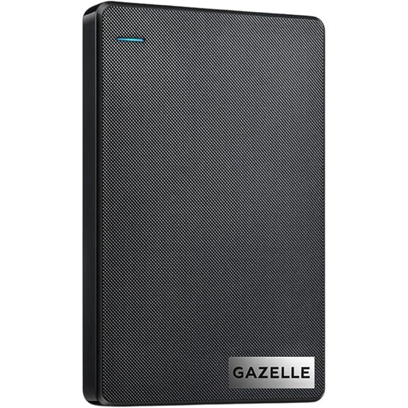 Gazelle 1TB Ultra Slim Portable Hard Drive