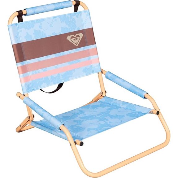 Roxy Low Beach Chair – Portable Folding Lounge Seat