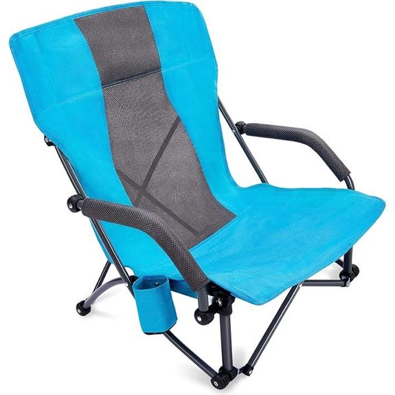 G4Free Folding Beach & Camping Chair with Support
