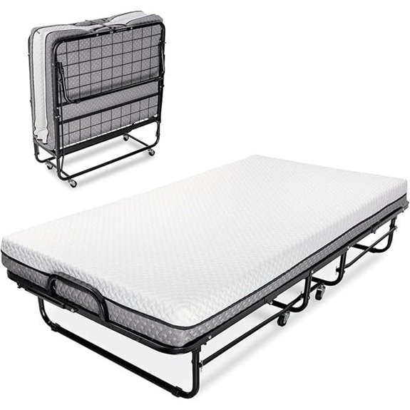 Milliard Deluxe Folding Bed with Mattress for Adults