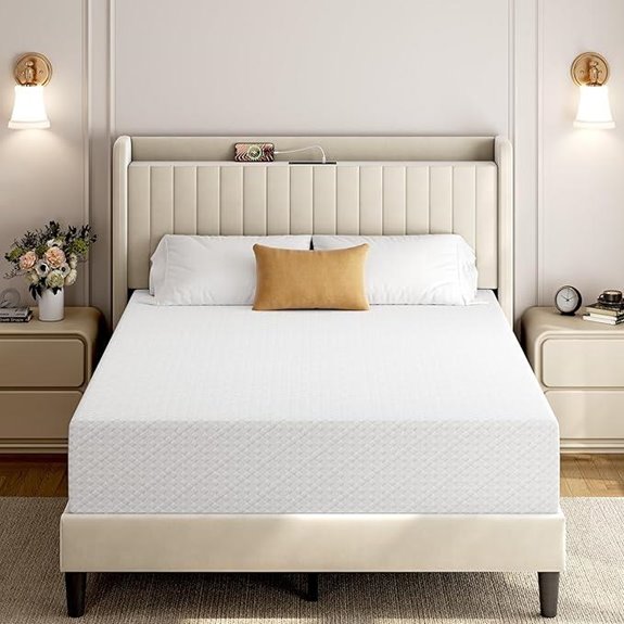 Yaheetech Queen Mattress with Gel Foam Layers