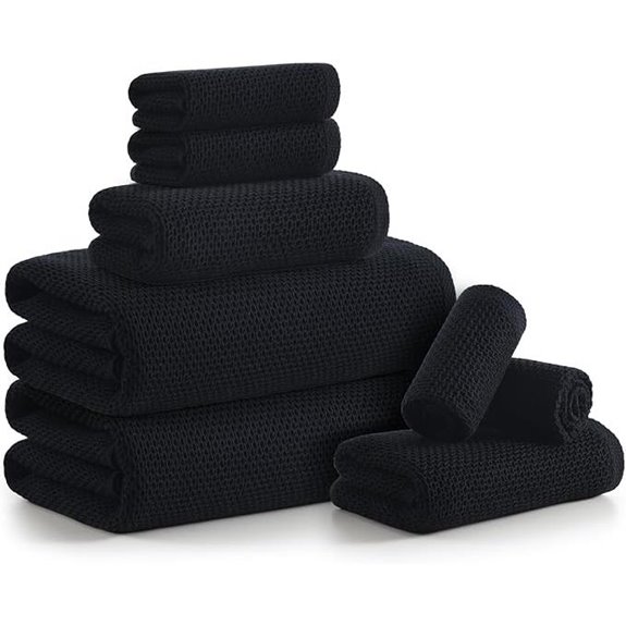 Redkiss 8-Piece Quick Dry Cotton Towel Set