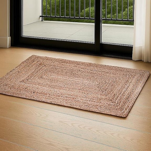 Ramanta Handwoven Jute Braided Rug 2'x3