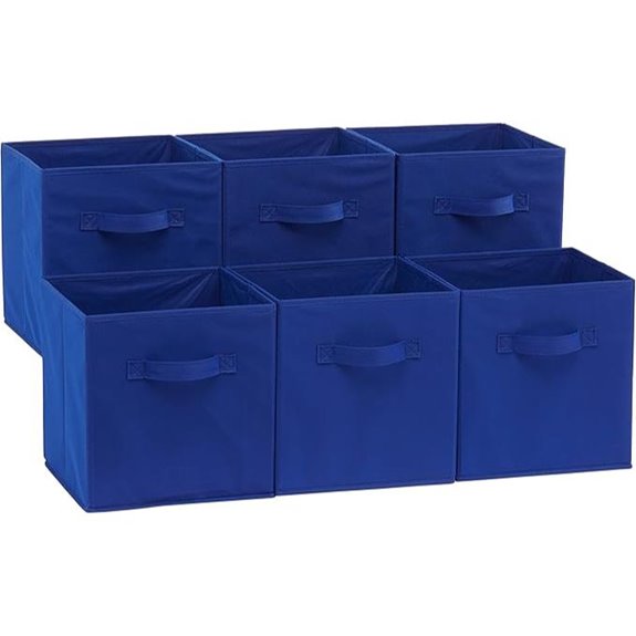 Amazon Basics Collapsible Fabric Storage Bins (6-Pack)