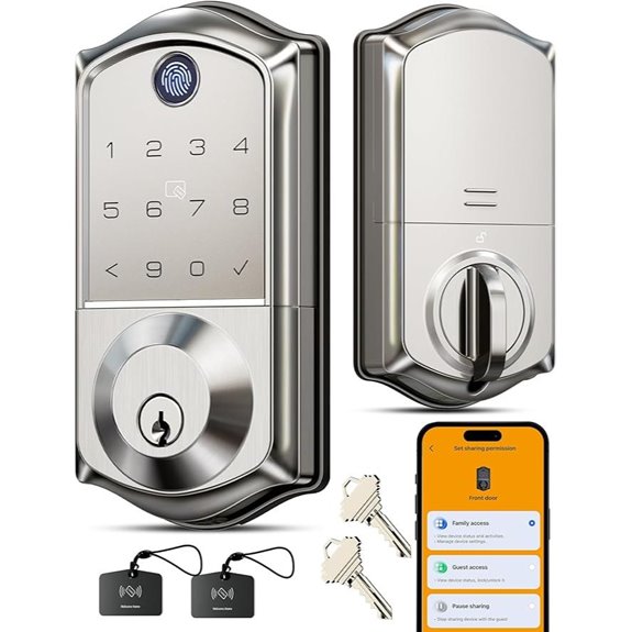 Veise VE017 Smart Fingerprint Door Lock Keyless Entry