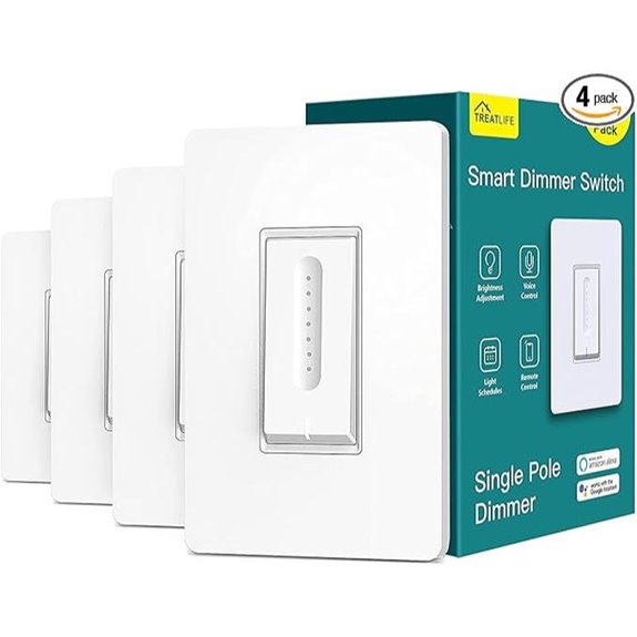 TREATLIFE Smart Dimmer Switch 4 Pack for Smart Home
