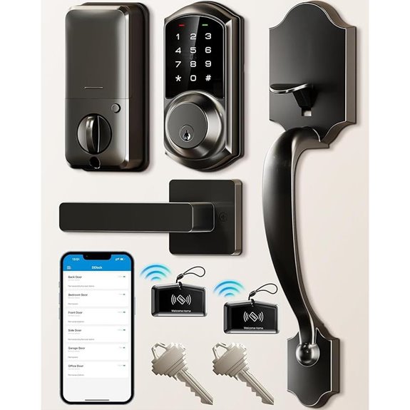 Veise VE06-H Smart Keyless Door Lock Set
