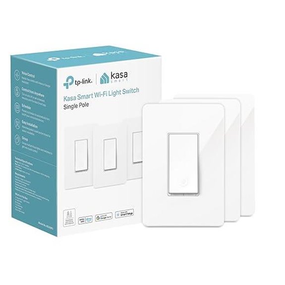 Kasa Smart Light Switch 3-Pack Wi-Fi Alexa/Google