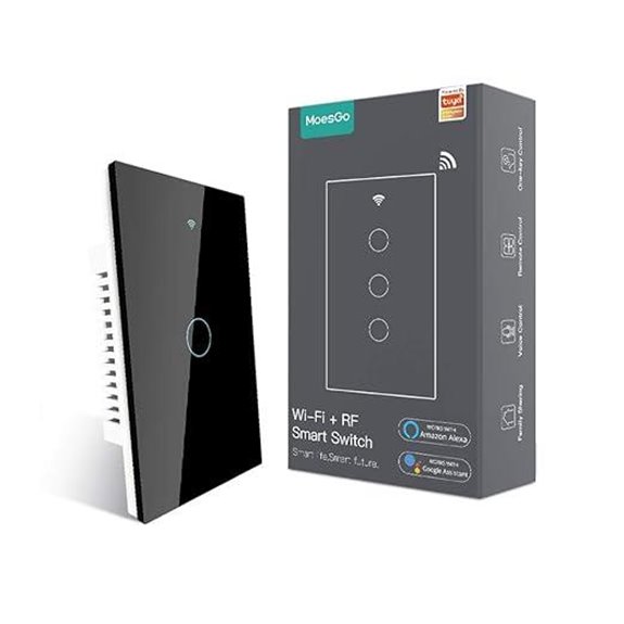 MoesGo WiFi Smart Wall Switch with App Control
