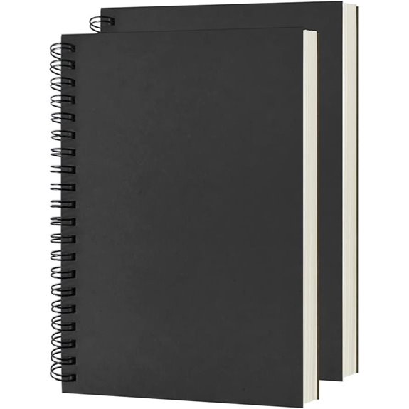 DSTELIN 2-Pack Spiral Notebook Soft Cover 7.5x5.1 inches