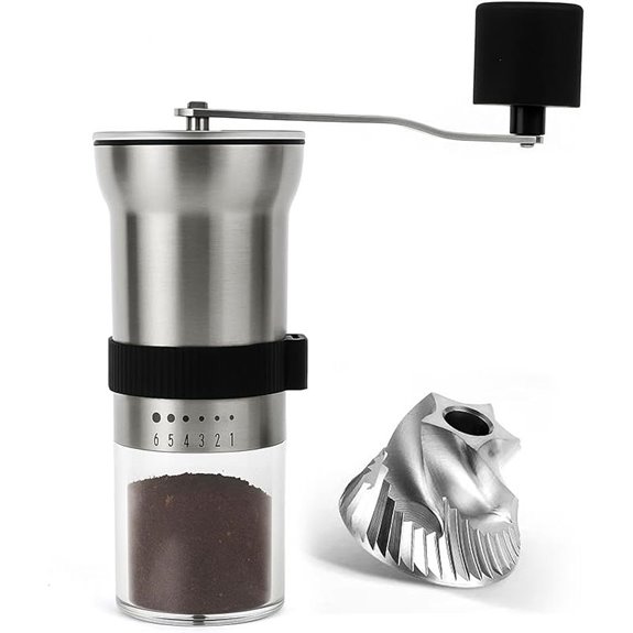 stainless steel burr grinder