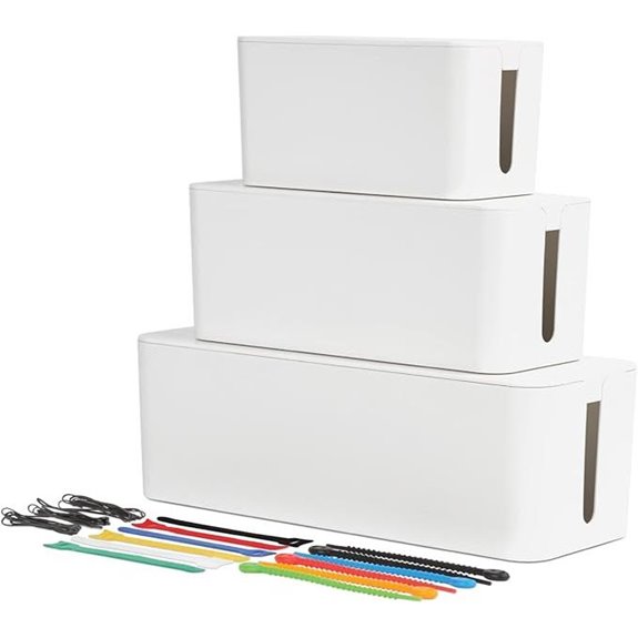 Oxford Cable Management Boxes (3 Pack)