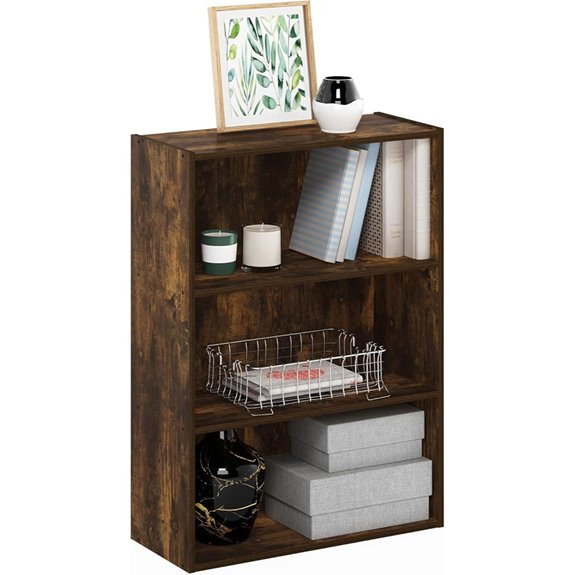Furinno 3-Tier Bookshelf for Living & Bedroom
