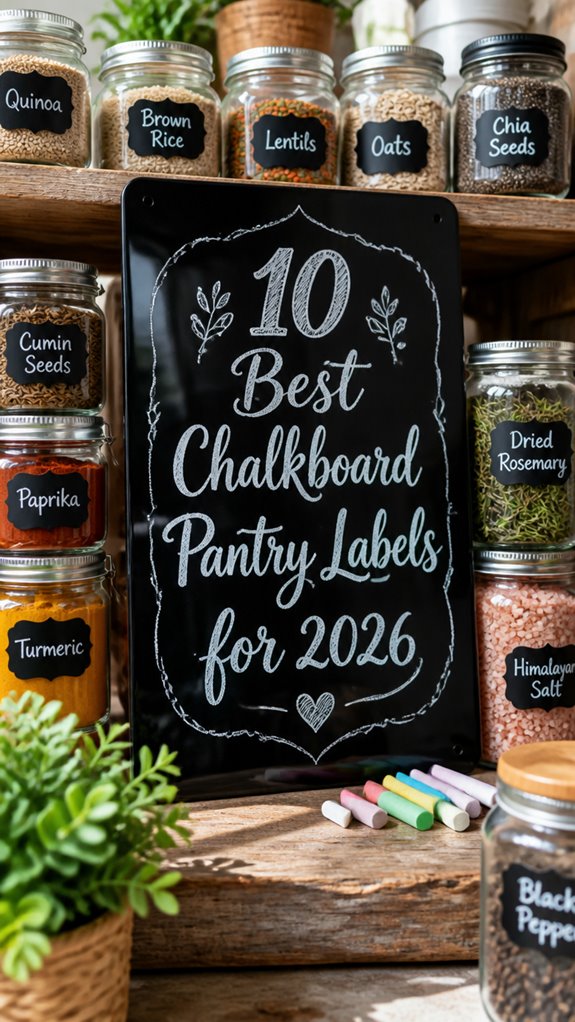 10 Best Chalkboard Pantry Labels for 2026